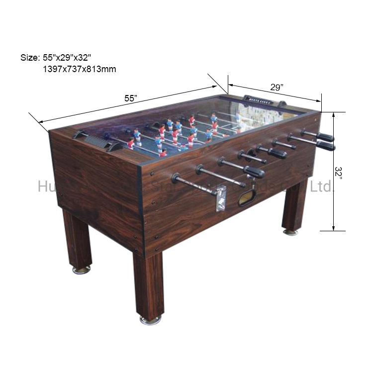 Coin Operated Soccer Table Foosball Table with Factory Wholesale Price