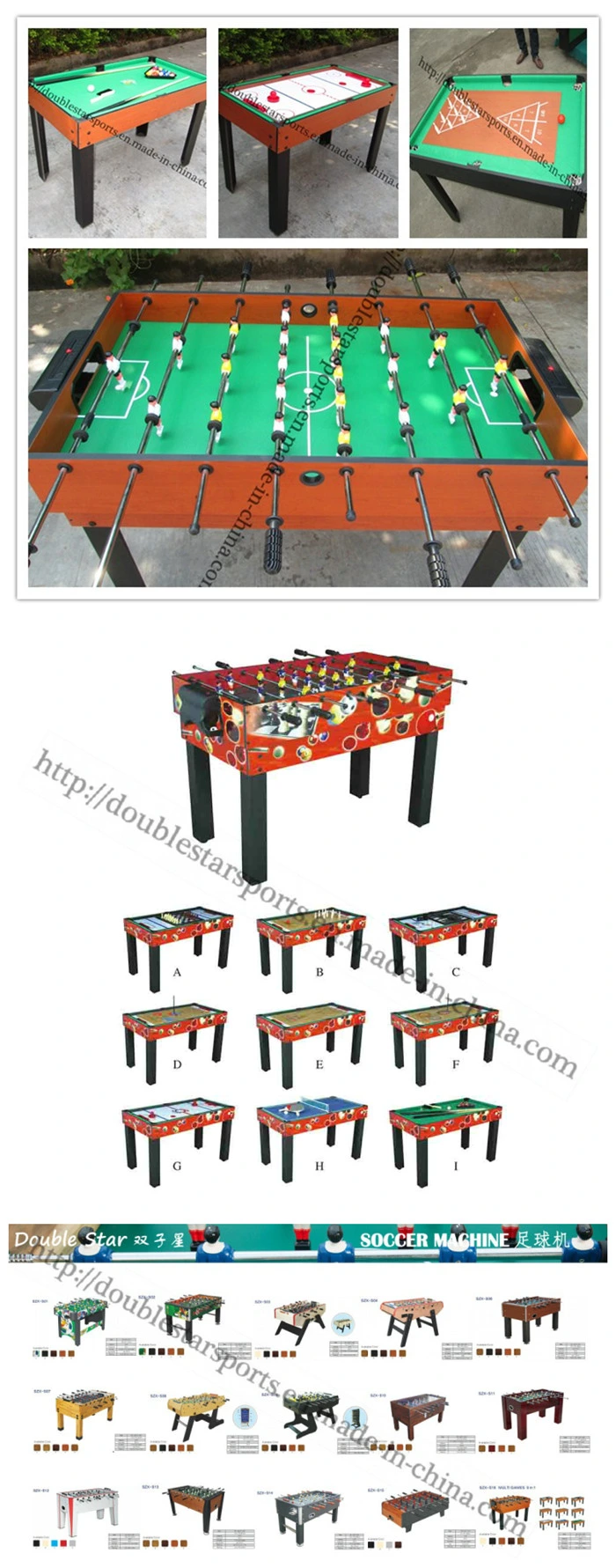 9 in 1 Multifunction Games Mini Soccer Football Game Table for Kids