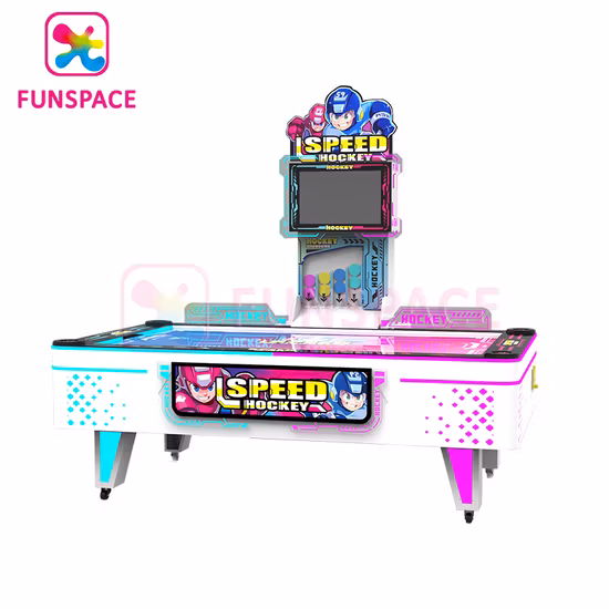 Tavolo da hockey ad aria per slot machine con spingimonete per mini slot machine colorate del parco colorato per Game Center