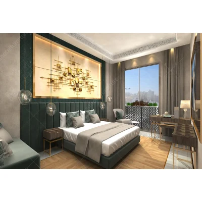 Il produttore di Foshan ha personalizzato mobili per camere d'albergo con camere da letto per hotel/appartamenti/resort
